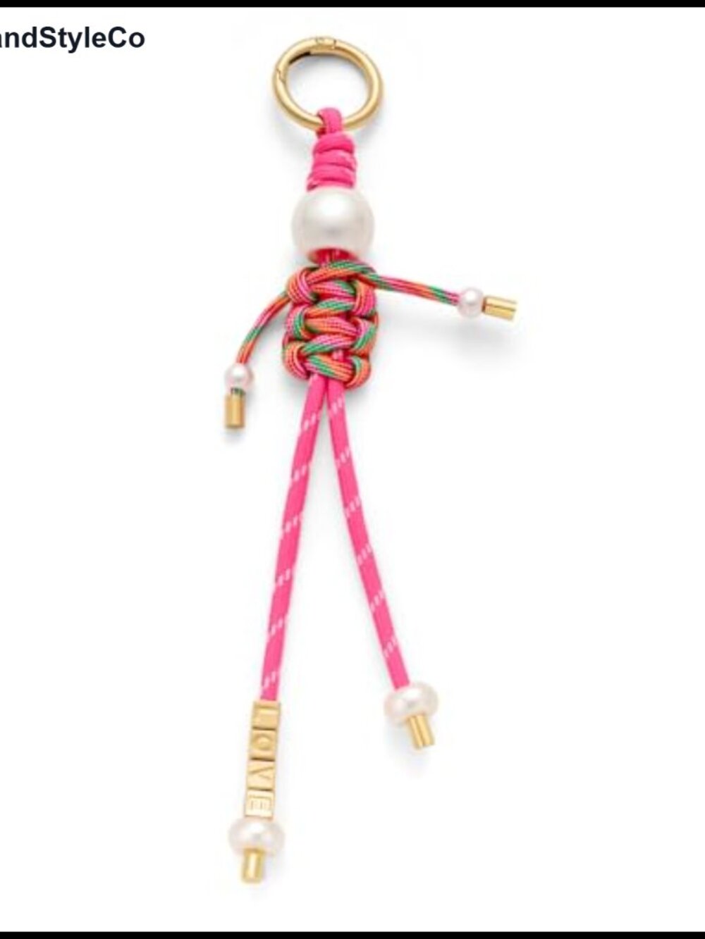 WOWORAMA Colorful Rope Keychain Bag Charm for Women